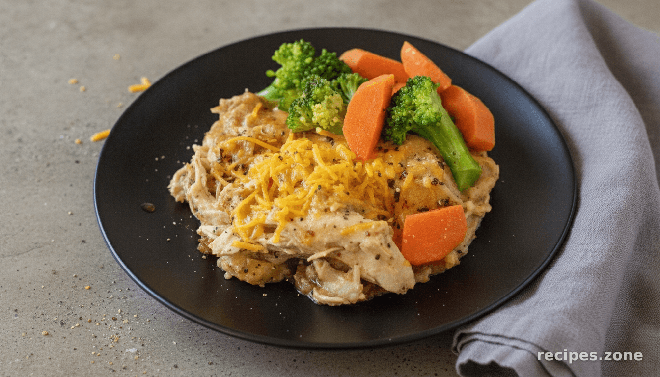 Cheesy Zesty Crockpot Chicken and Rice