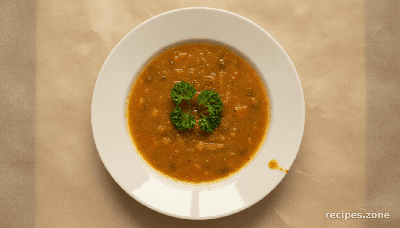 Indian-Inspired Lentil Soup