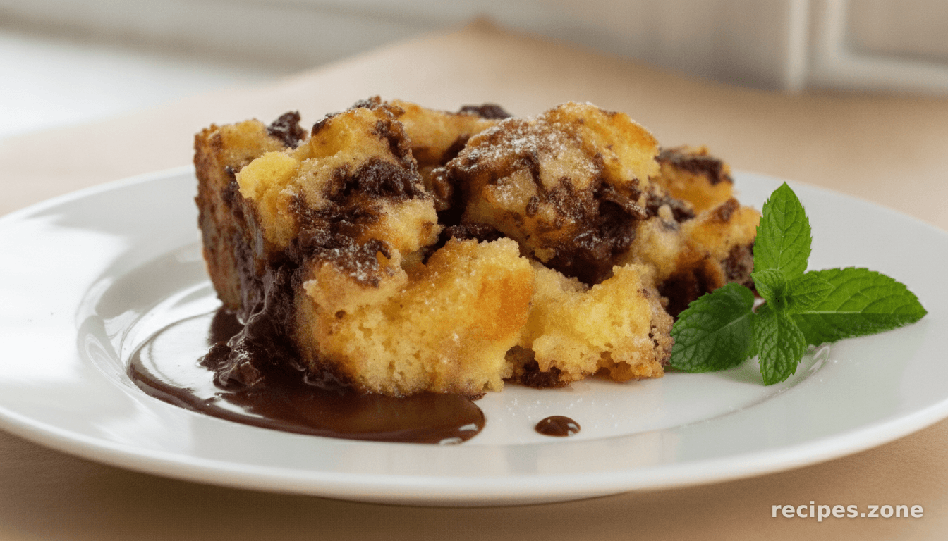chocolate chip bread pudding