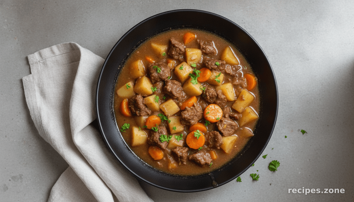 Brun Lapskaus (Norwegian Beef Vegetable Stew)