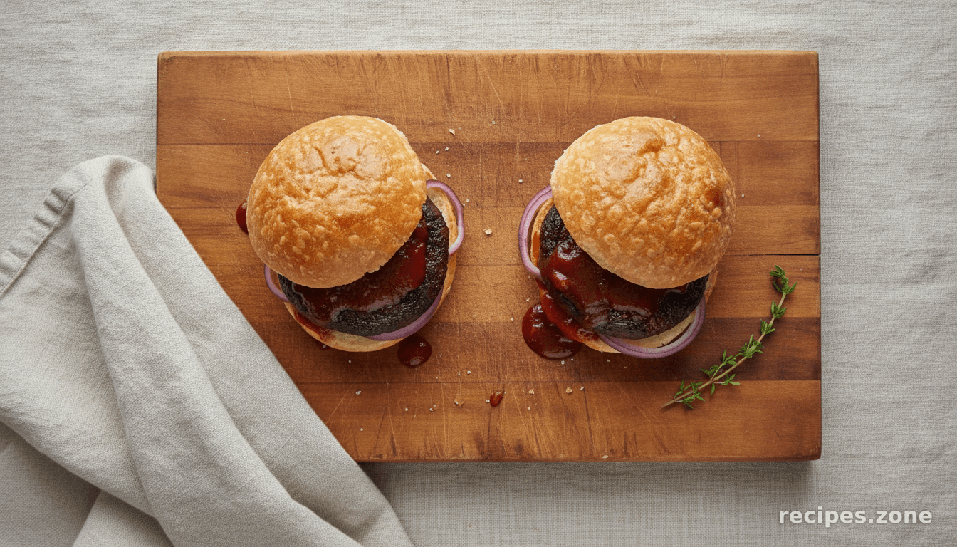 BBQ’d Portobello Sliders