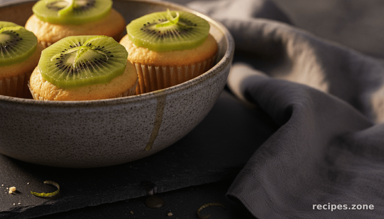 Kiwifruit & Lime Cupcakes