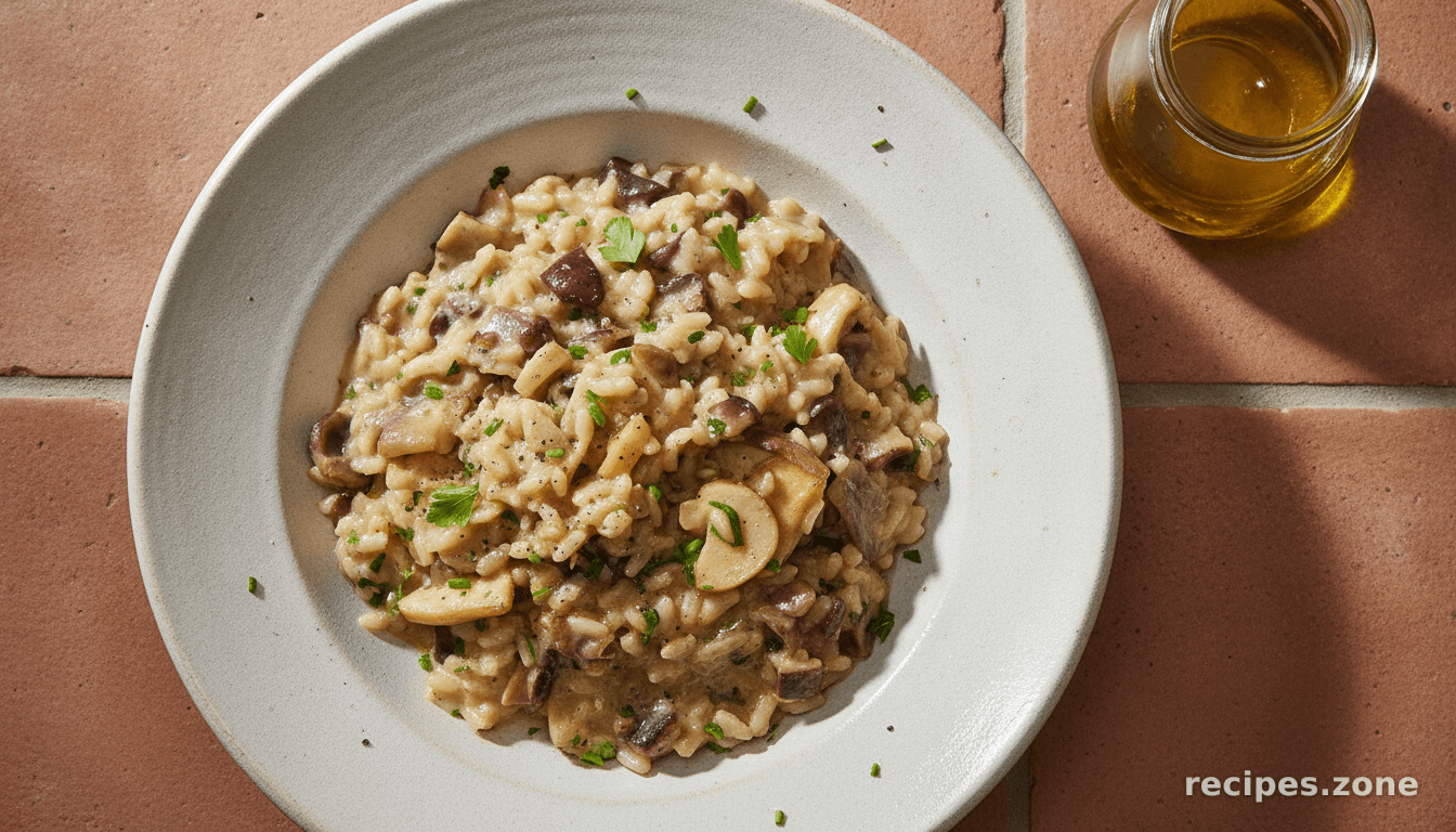 Farmer's Market Wild Mushroom Risotto