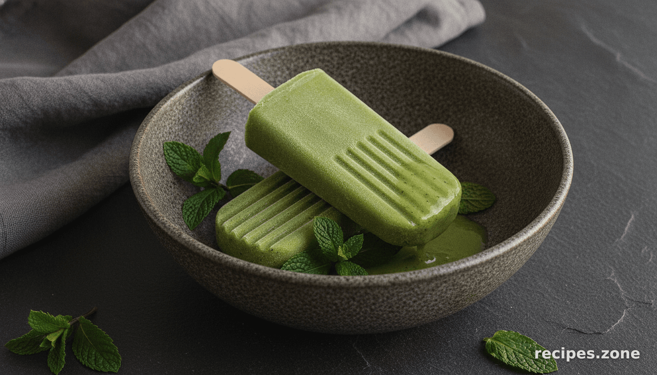Green Monster Ice Pops