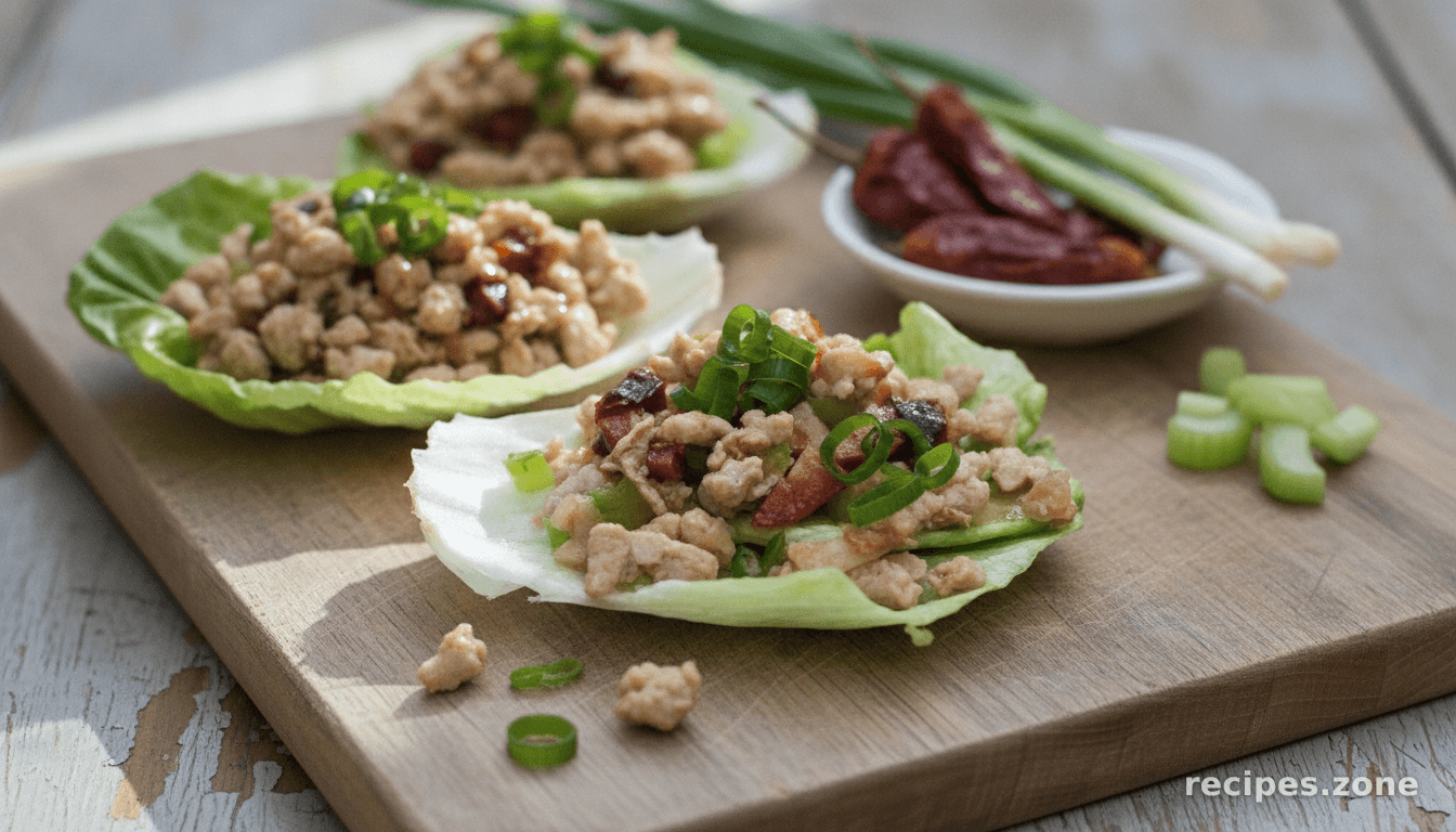 Mexican Chicken Lettuce Wraps