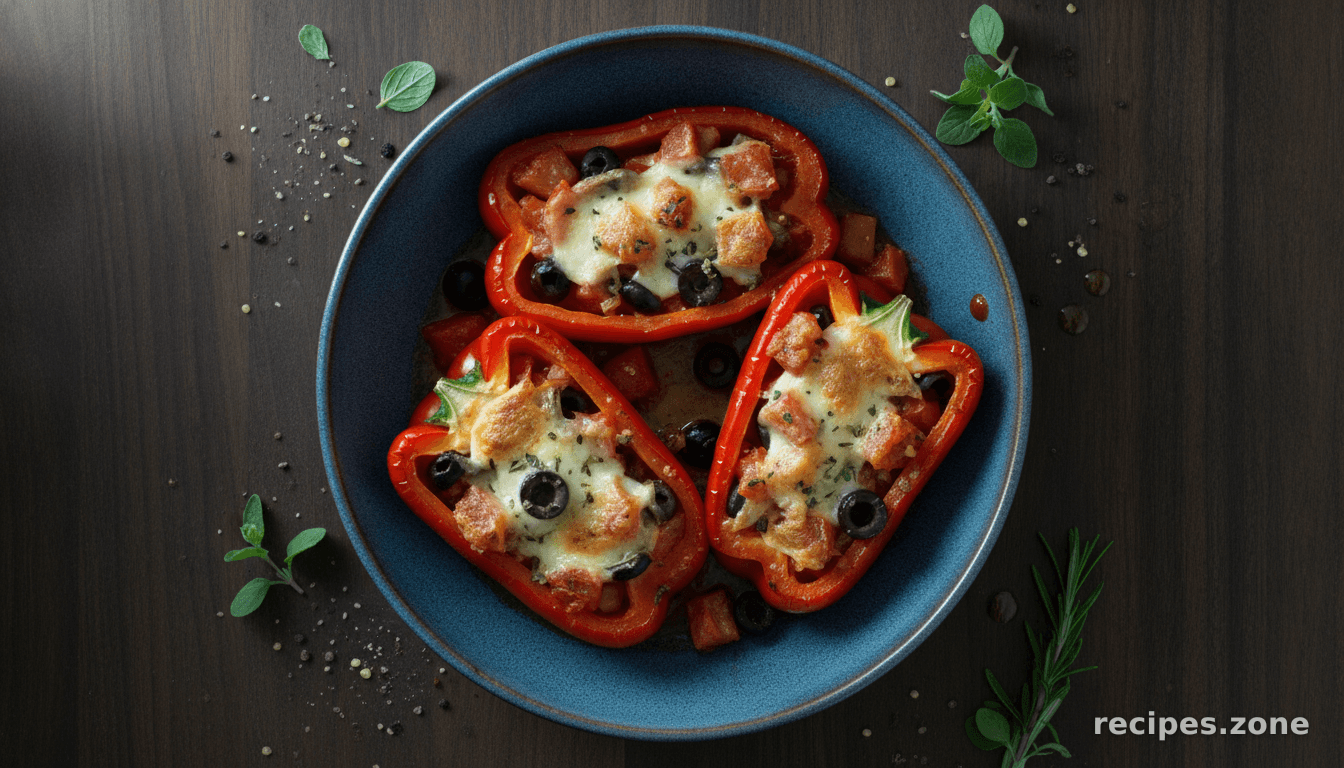 Garden Baked Red Peppers
