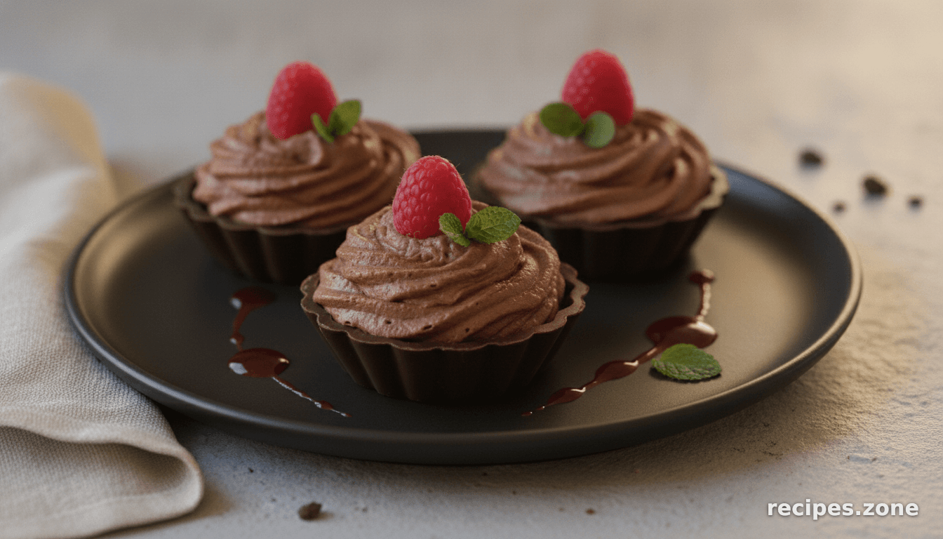 Chocolate Mousse in Chocolate Shell