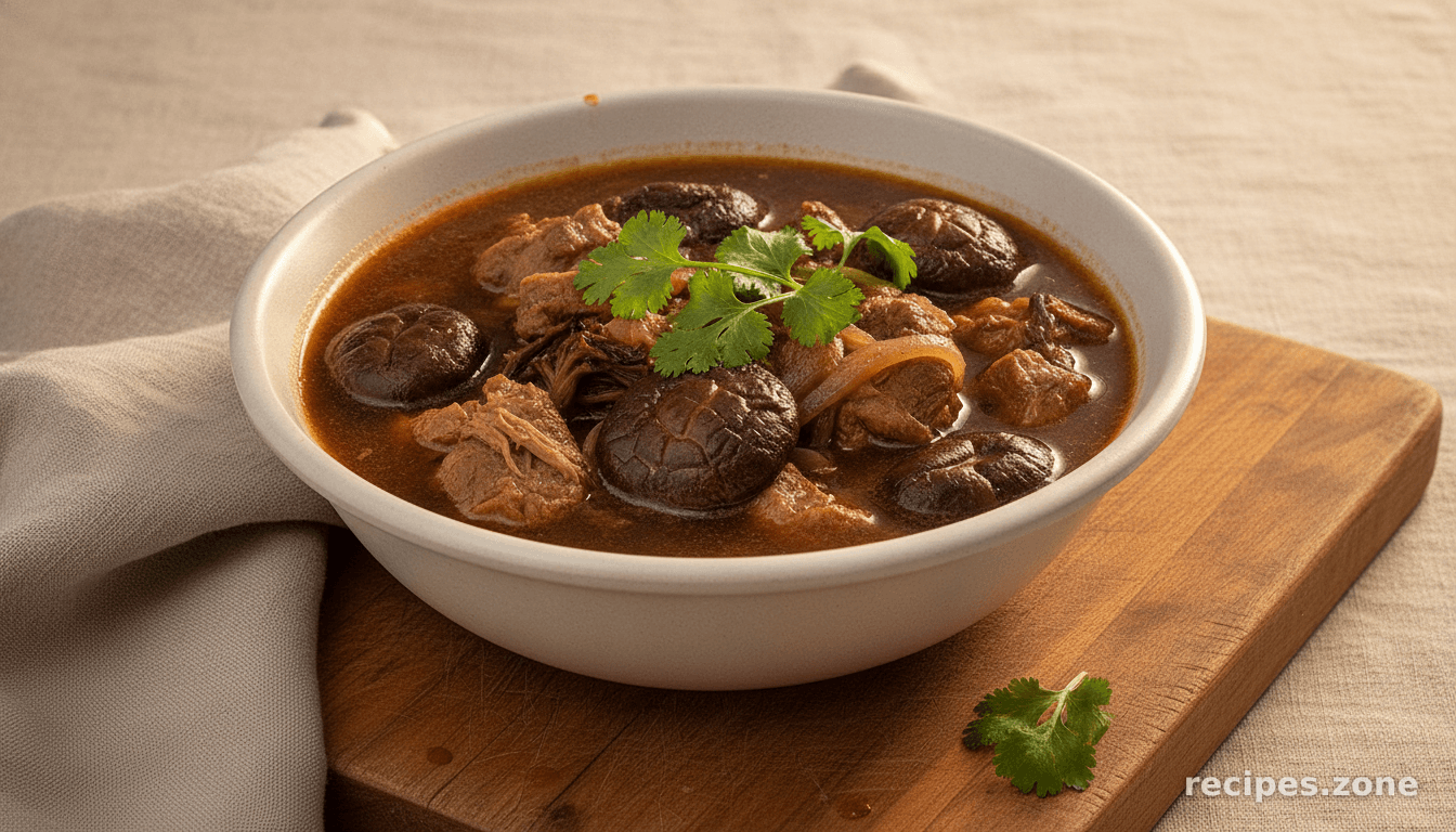 Lamb and Mushroom Stew