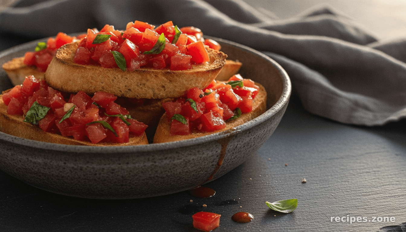 Roma Tomato Bruschetta