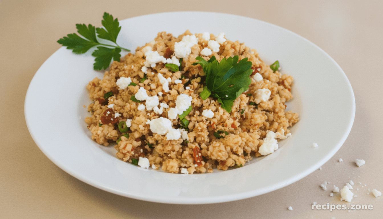 5-Minute Mediterranean Cauliflower Rice