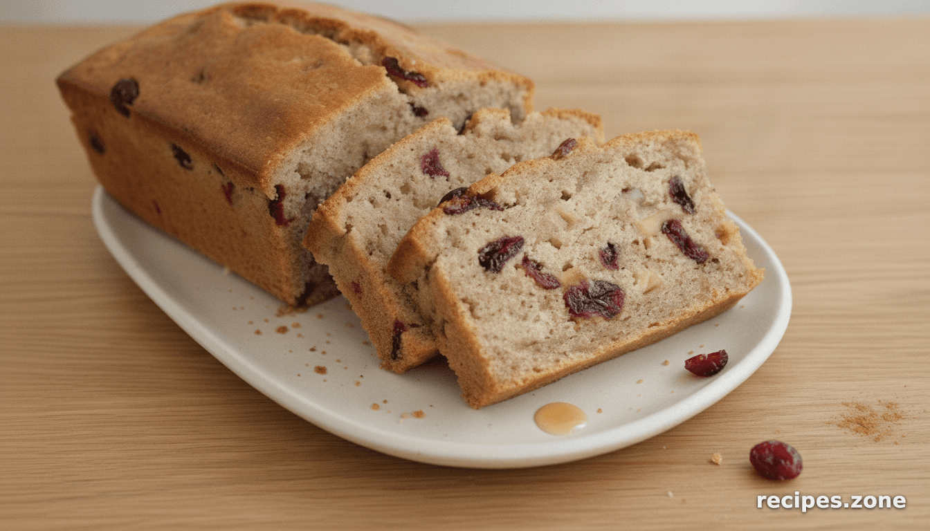 Banana, Cranberry and Apple Bread