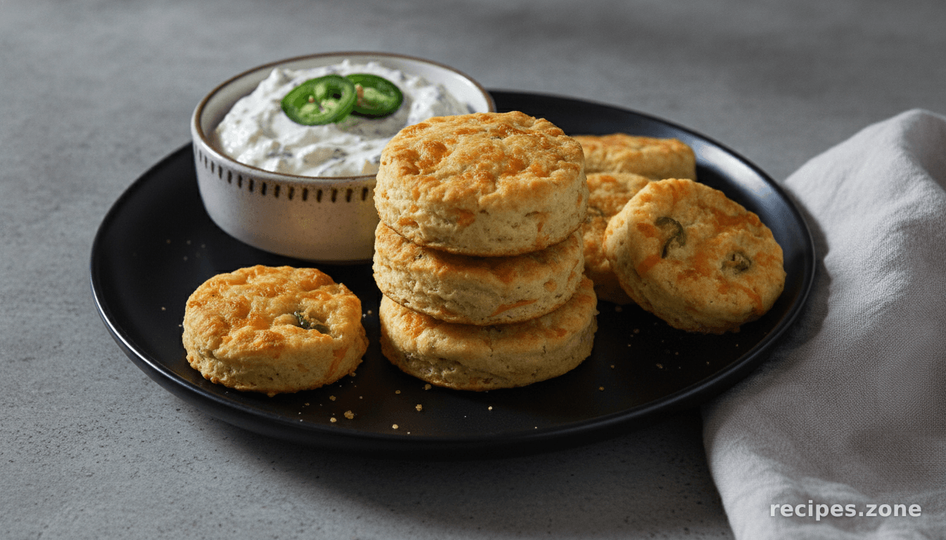 Low Carb Gluten Free Jalapeno Cheddar Biscuits