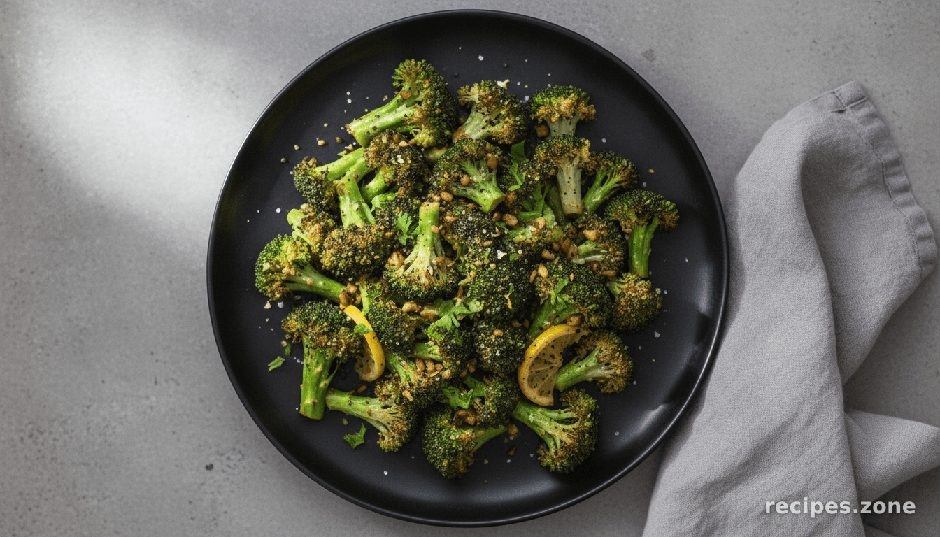 Roasted Broccoli with Lemon and Garlic
