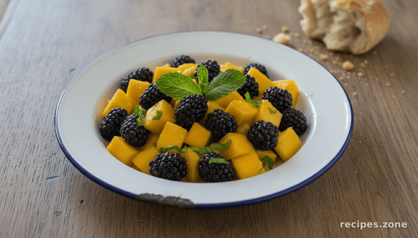 Mango Blackberry Side Salad