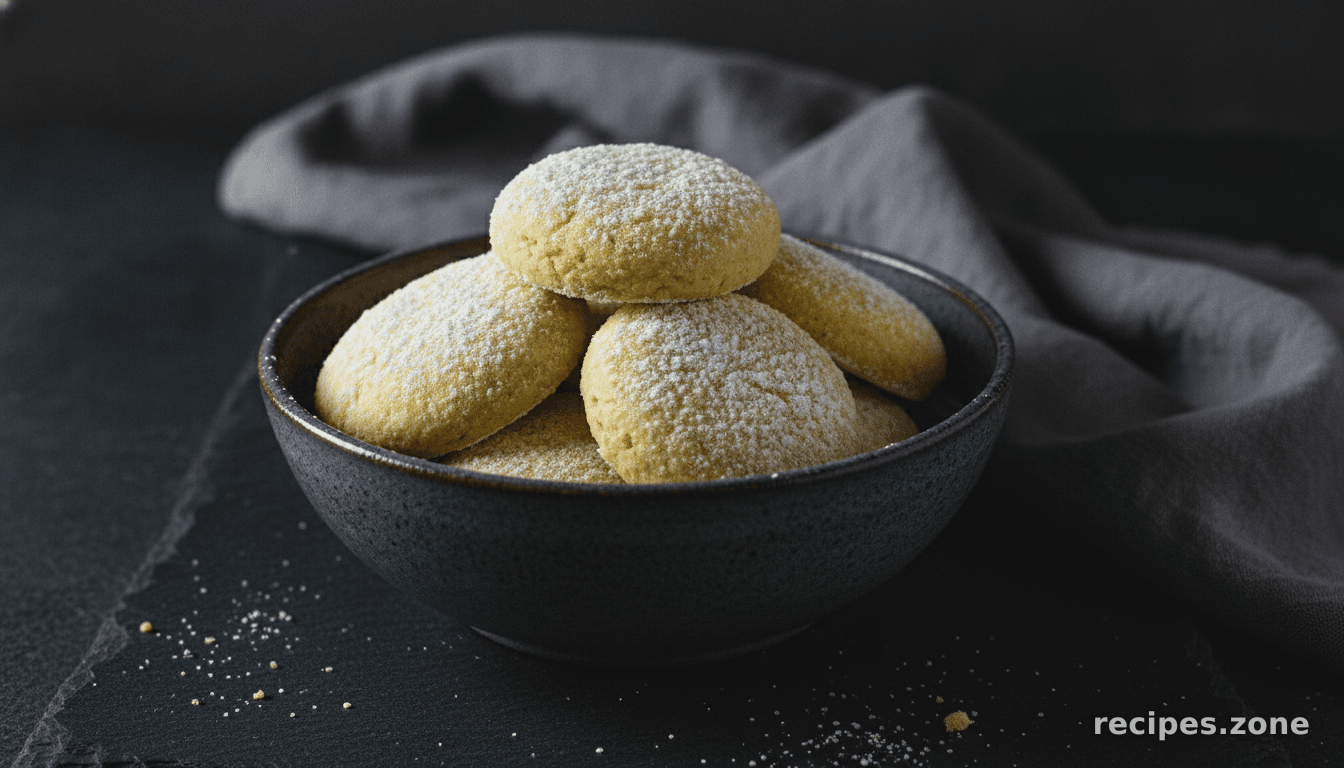 Lemon Powder Cookies