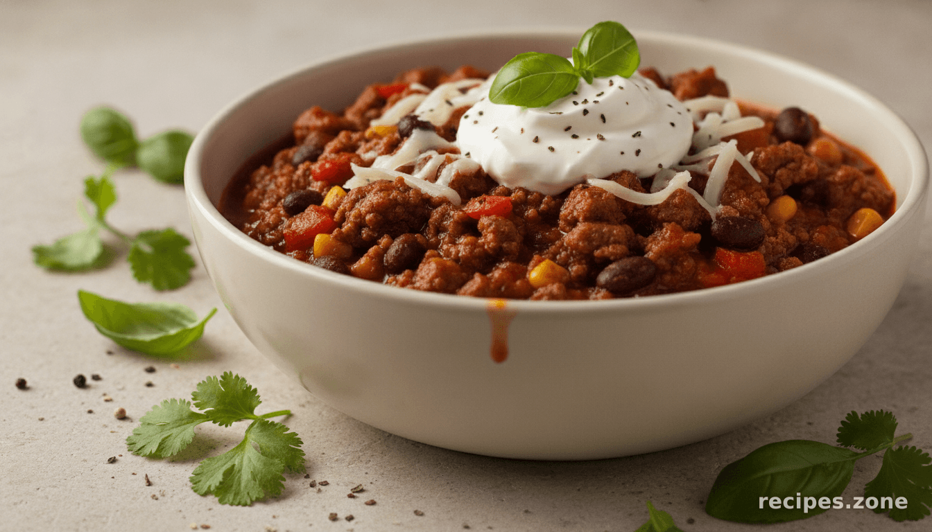 Kicked Up Slow Cooker Chili