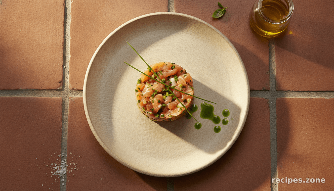 Jade Buddha Salmon Tartare