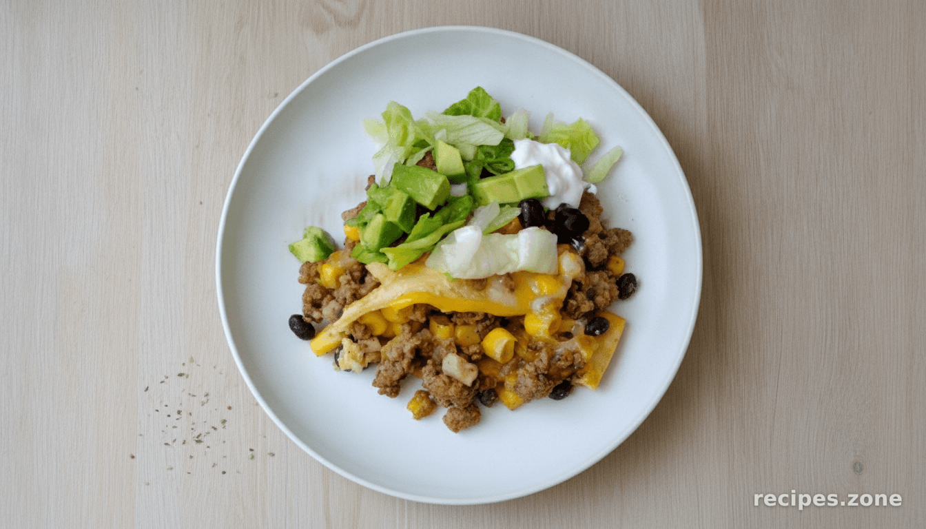 Tomato Free Mexican Lasagna