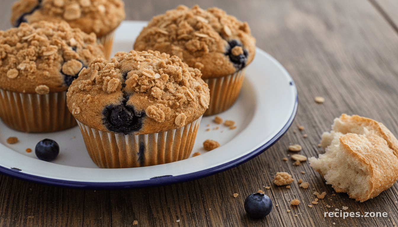 Healthy Blueberry Muffins