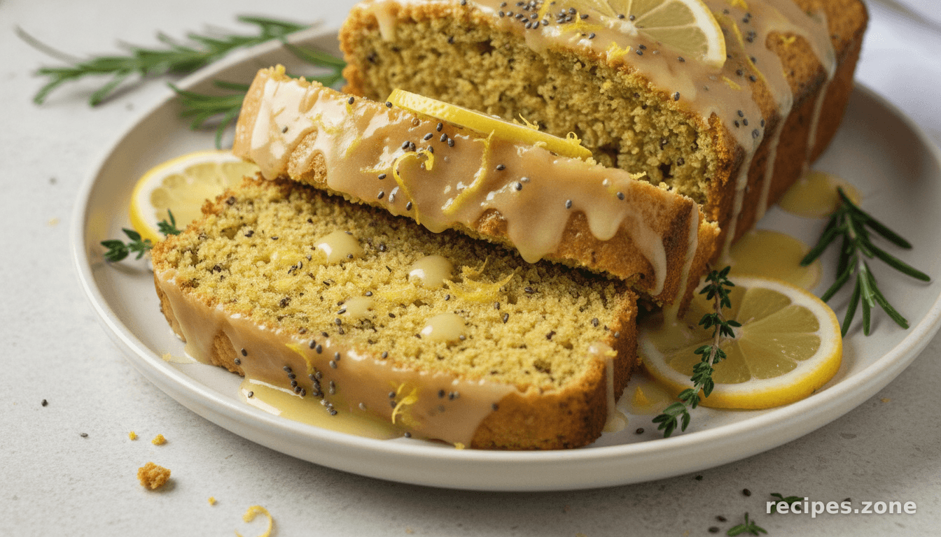 Lemon Chia Seed Cornmeal Bread