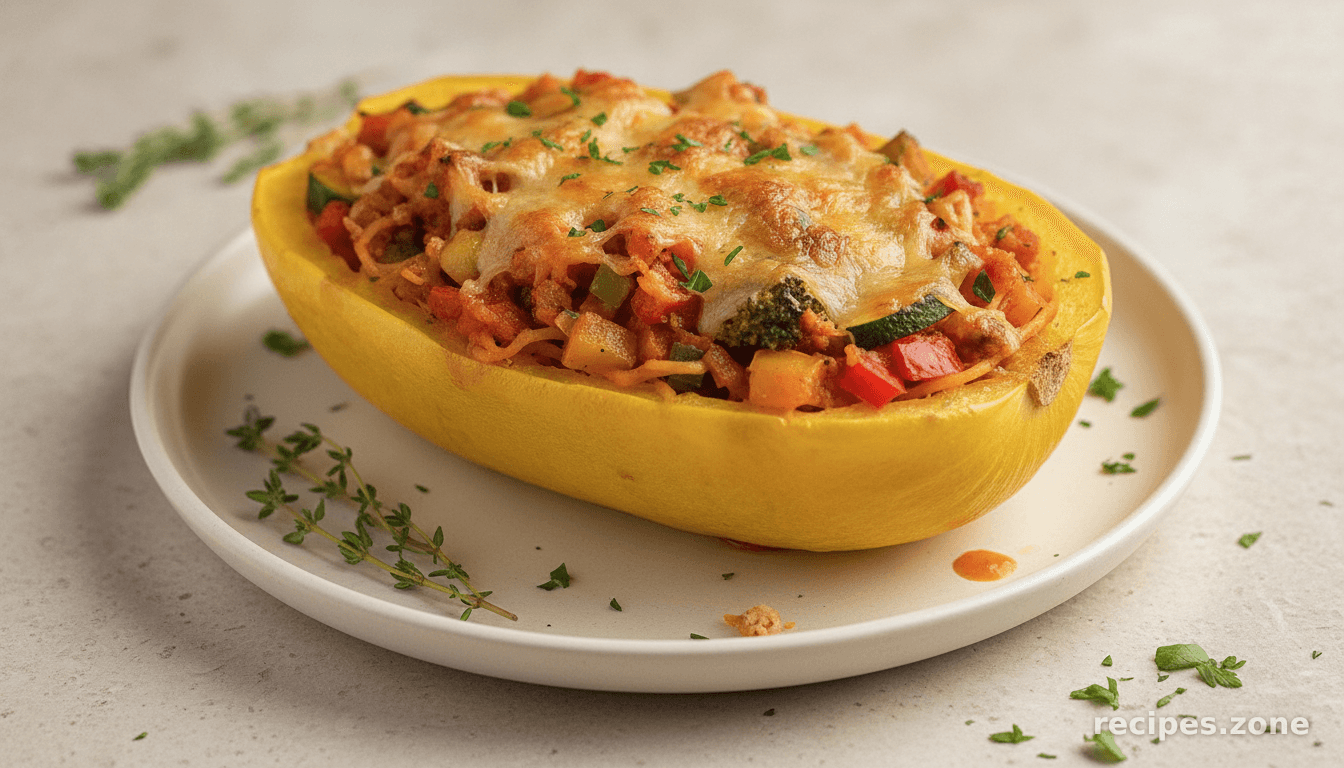 Spaghetti Squash Boats