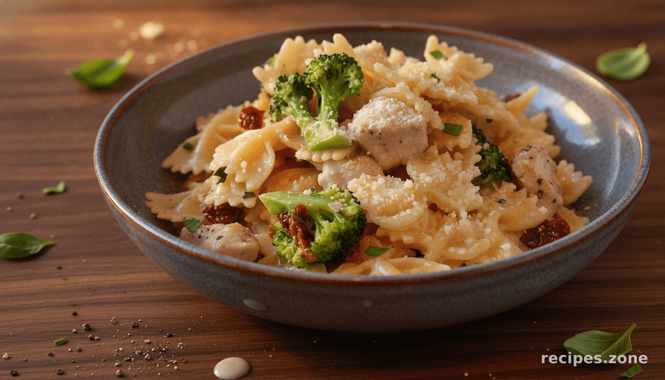 Pasta With Chicken and Broccoli