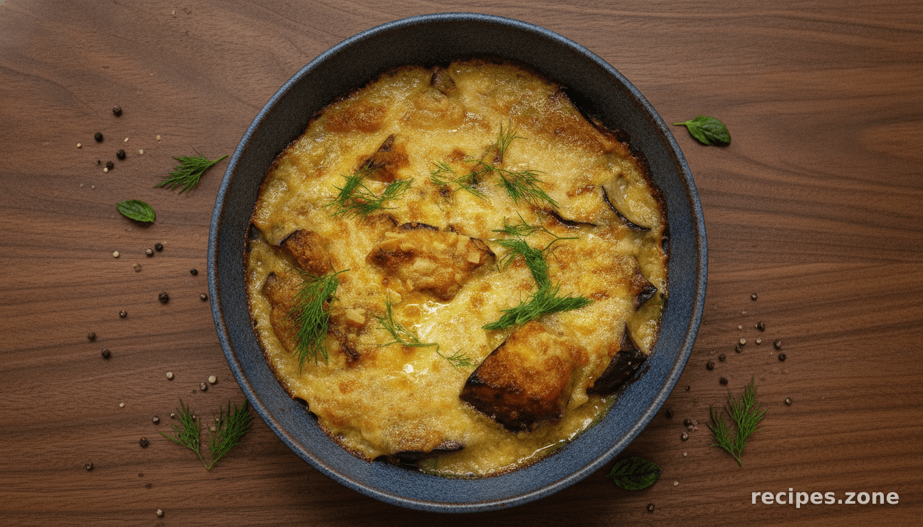 Miso Eggplant Gratin