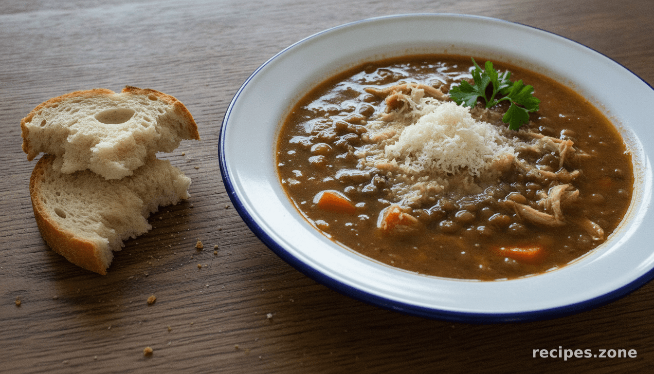 Lentil Soup with Smoked Turkey