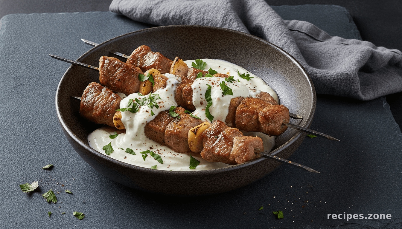 Yogurt Marinated Lamb Skewers