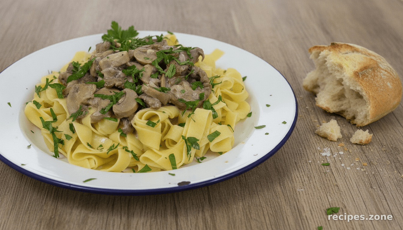 Classic Beef Pasta Stroganoff