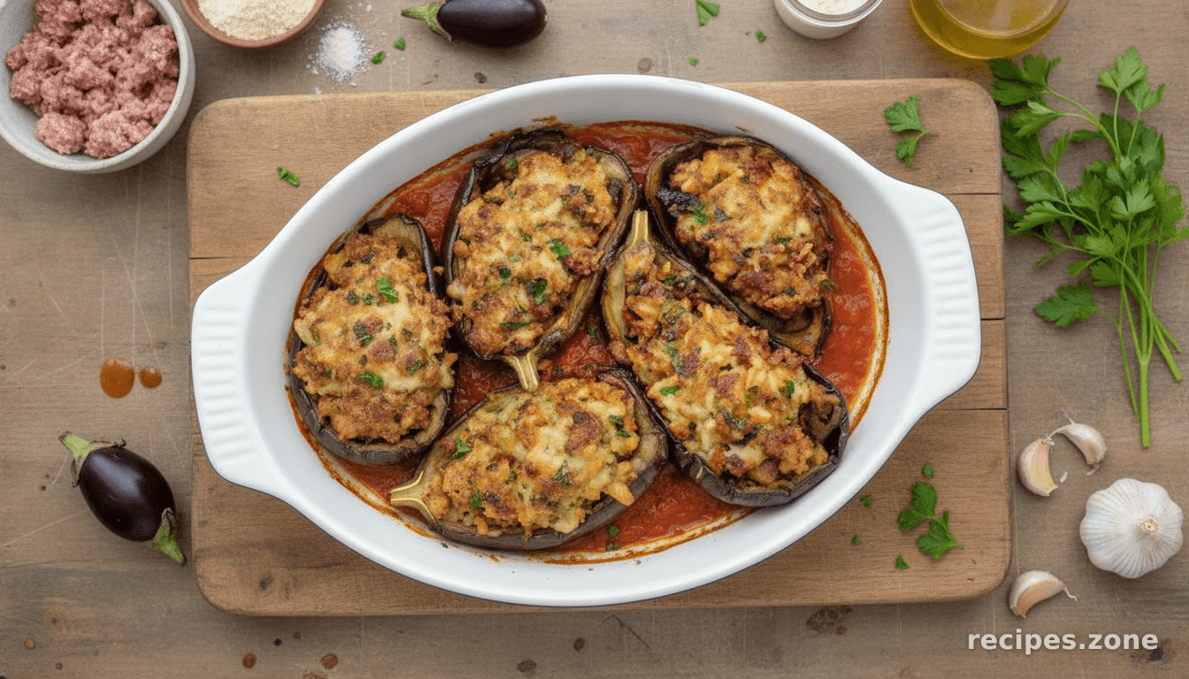 Stuffed Baby Eggplant