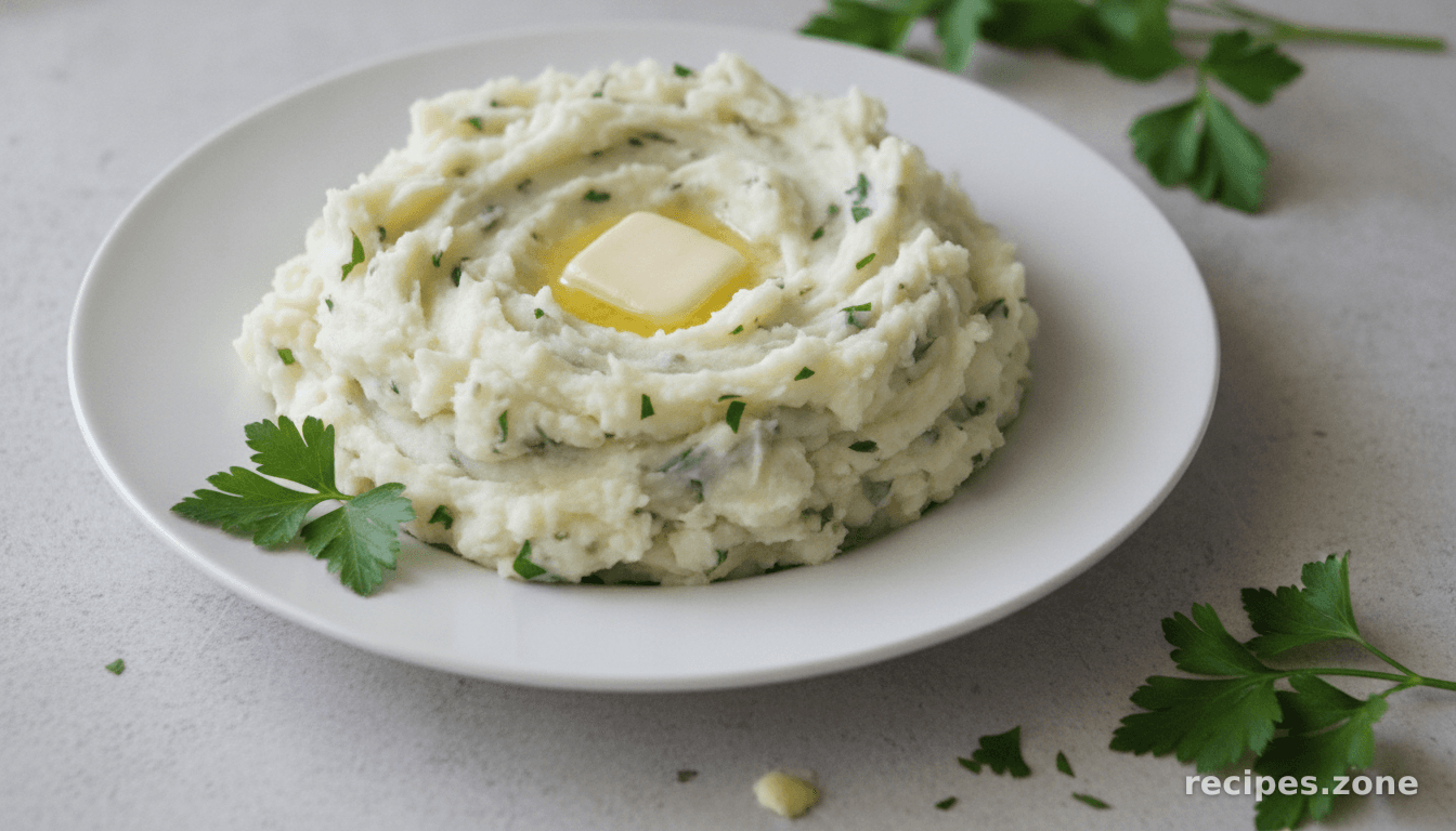 Creamy Mashed Potatoes with Parsley