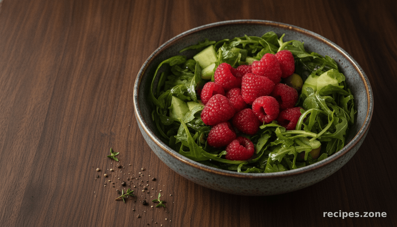 Raspberry Arugula Side Salad