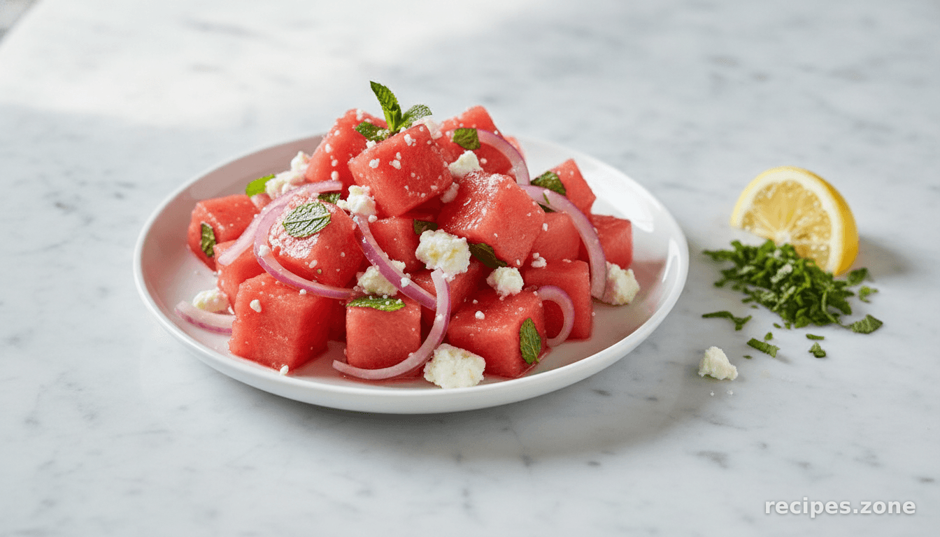 Mediterranean Watermelon Salad