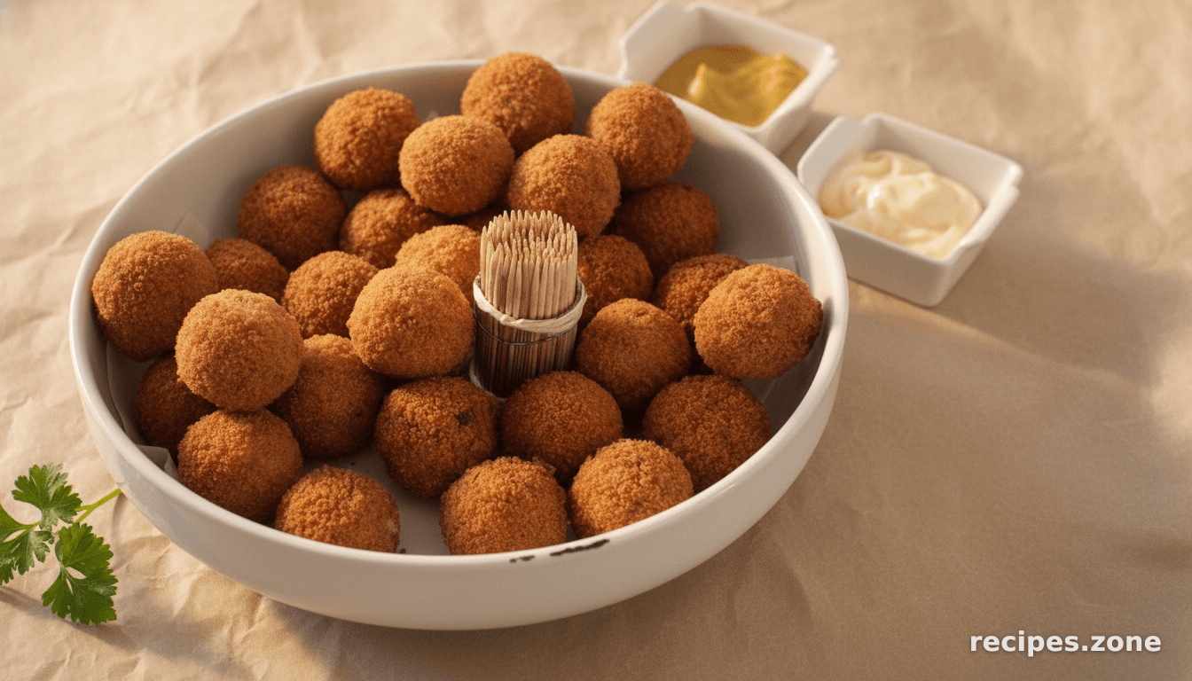 Bitterballen (Dutch meatballs)
