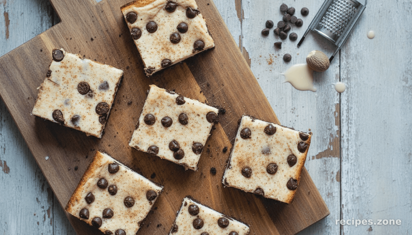 How to make the perfect Chocolate Chip Eggnog Bars