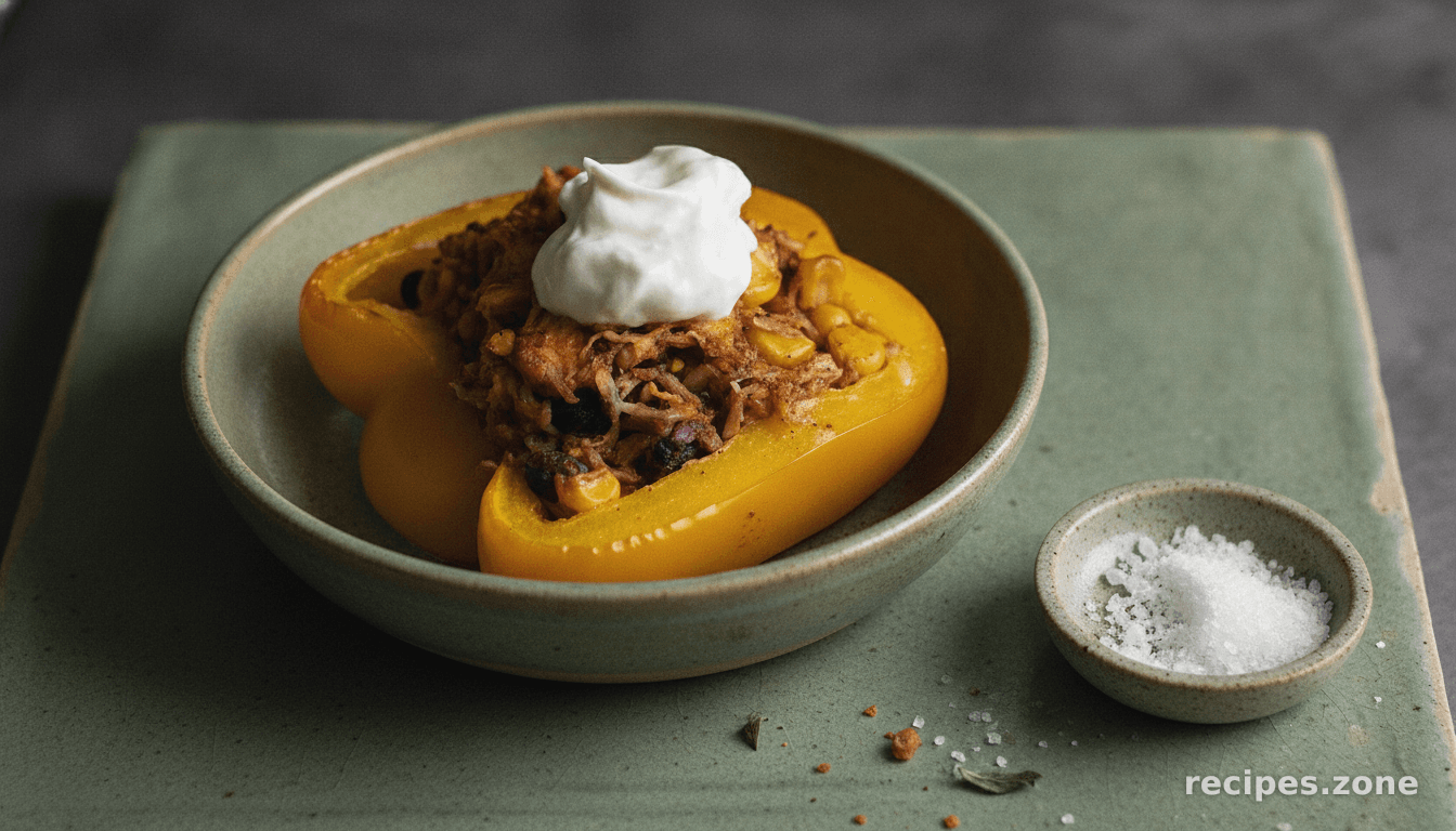 Blast Of Color Mexican Stuffed Bell Peppers