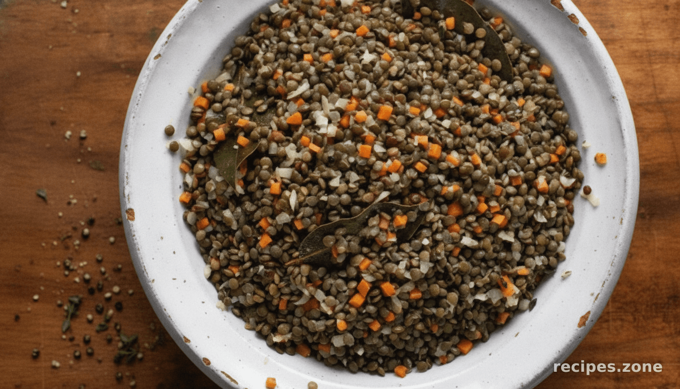 French Lentils With Garlic and Thyme