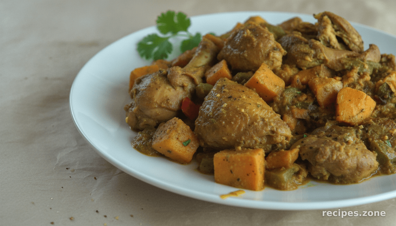 Authentic Jamaican Curry Chicken