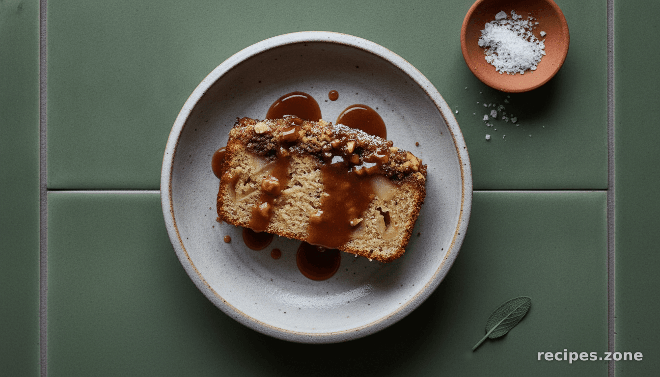 Pear and Walnut Coffee Cake
