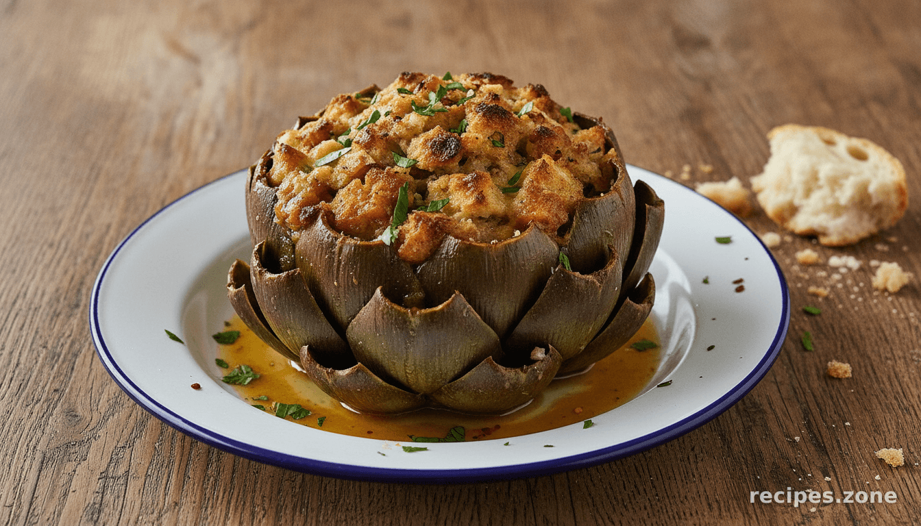 Stuffed Artichoke Main Dish