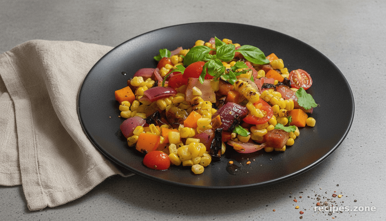 Fresh Grilled Corn Salad