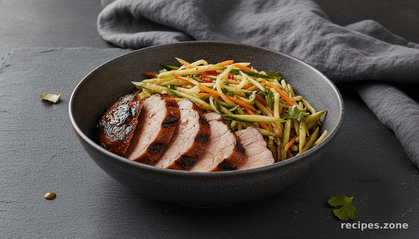 Ginger Grilled Pork Tenderloin