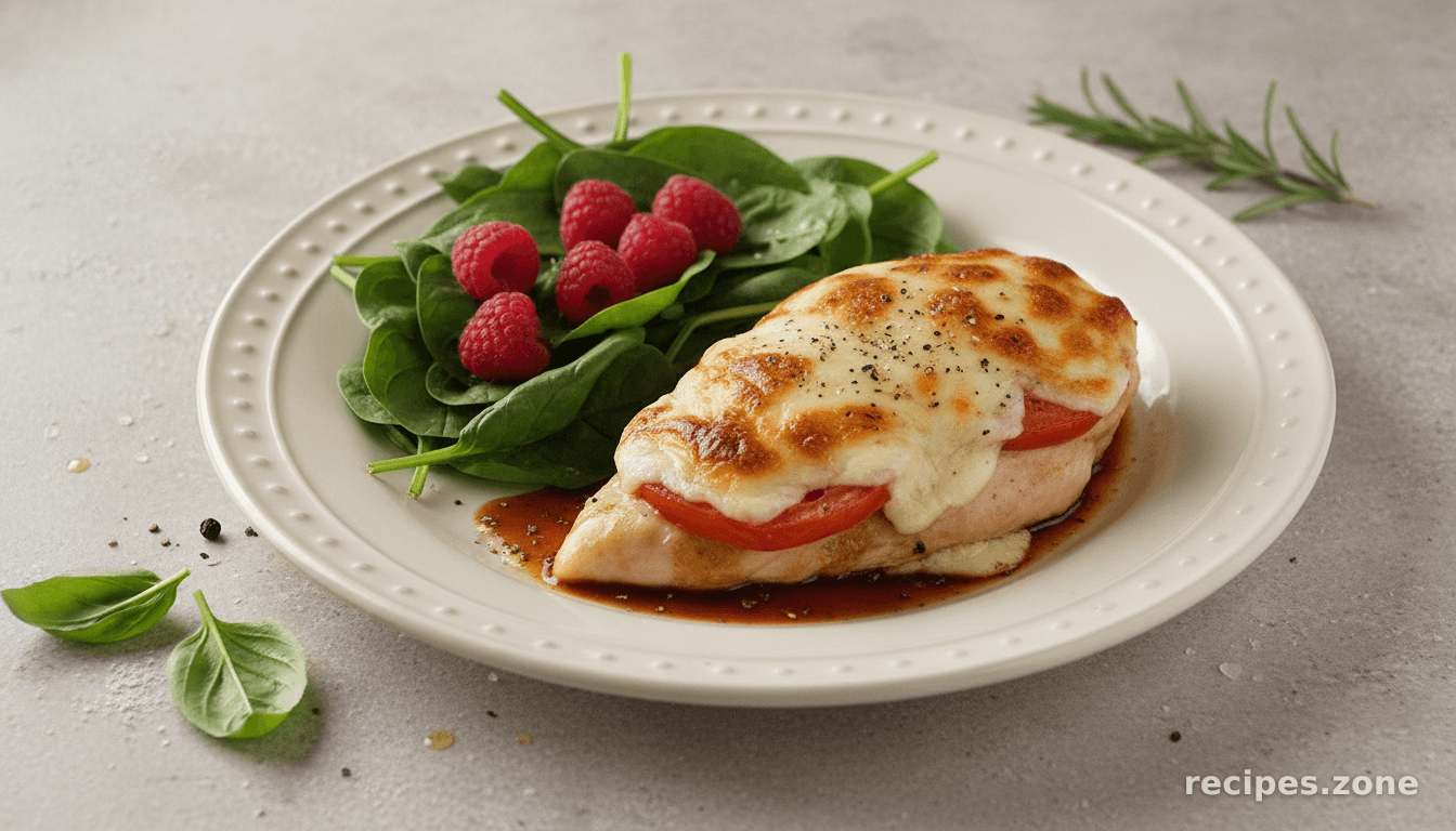 Basil Infused Balsamic Oven Baked Chicken