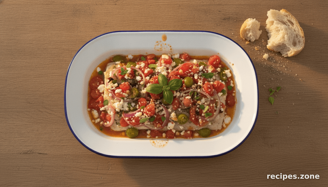 Greek-Style Baked Fish: Fresh, Simple, and Delicious