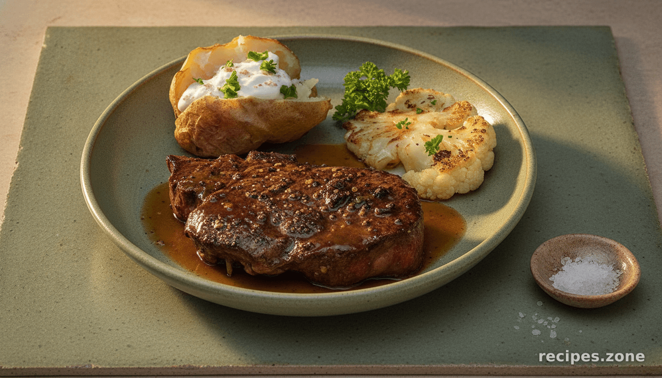 Filet Mignan With Cognac Sauce