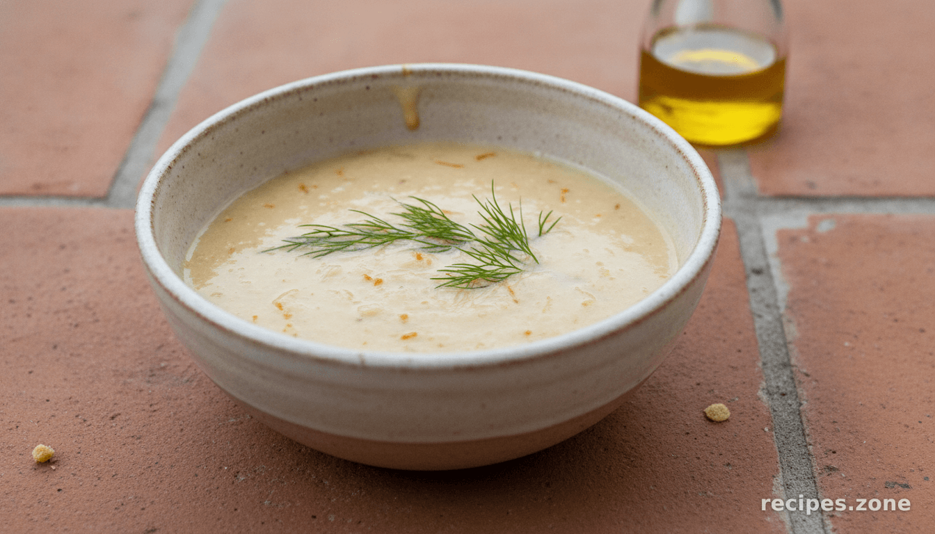 Chilled Fennel Soup With Orange Zest