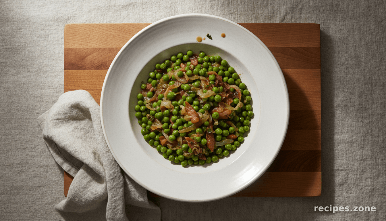I Like My Peas with Pancetta