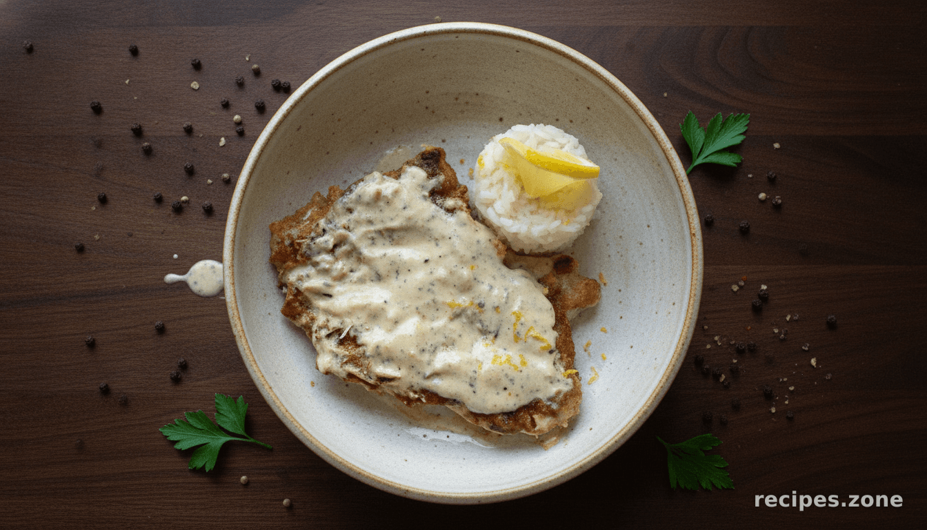 Lemon and pepper veal cutlets