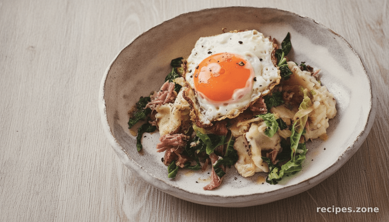 Ham hock colcannon